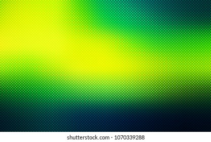 Dark Green, Yellow vector layout with circle shapes. Blurred decorative design in abstract style with bubbles. Pattern can be used for beautiful websites.