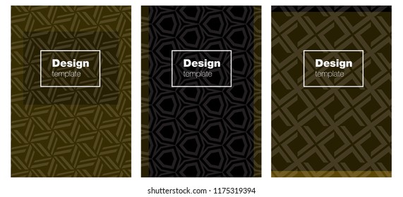 Dark Green, Yellow vector layout for Leaflets. Blurred decorative design in abstract style with textbox. Pattern for business books, journals.