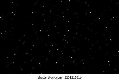 Dark Green, Yellow vector layout with bright stars. Modern geometrical abstract illustration with stars. The template can be used as a background.