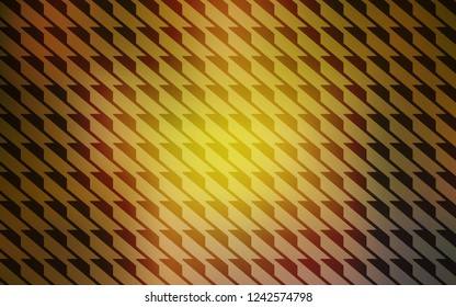 Dark Green, Yellow vector layout with flat lines. Lines on blurred abstract background with gradient. Pattern for your busines websites.
