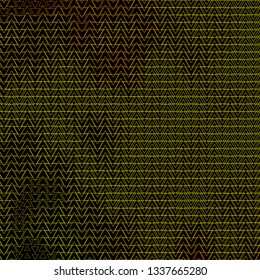 Dark Green, Yellow vector layout with lines, triangles. Illustration with colorful gradient triangles. Pattern for commercials.