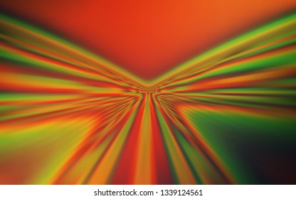 Dark Green, Yellow vector layout with curved lines. Colorful illustration in abstract style with gradient. New composition for your brand book.