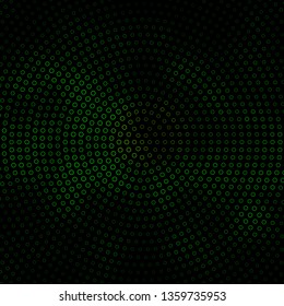 Dark Green, Yellow vector layout with circles. Illustration with set of shining colorful abstract spheres. New template for your brand book.