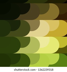 Dark Green, Yellow vector layout with lines. Repeated lines on abstract background with gradient. Pattern for websites, landing pages.
