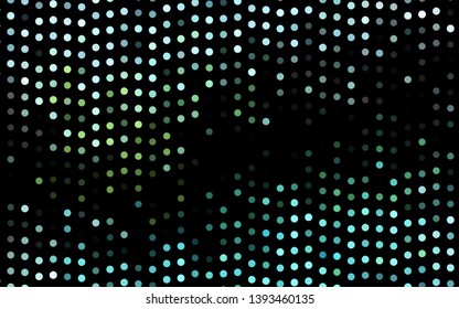 Dark Green, Yellow vector layout with circle shapes. Abstract illustration with colored bubbles in nature style. Pattern for beautiful websites.