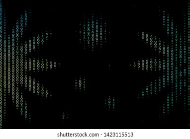 Dark Green, Yellow vector layout with hexagonal shapes. Abstract illustration with colorful hexagons. Pattern for texture of wallpapers.