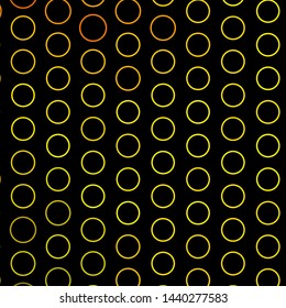 Dark Green, Yellow vector layout with circles. Modern abstract illustration with colorful circle shapes. Pattern for booklets, leaflets.