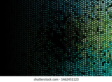 Dark Green, Yellow vector layout with circle shapes. Illustration with set of shining colorful abstract circles. Pattern for beautiful websites.