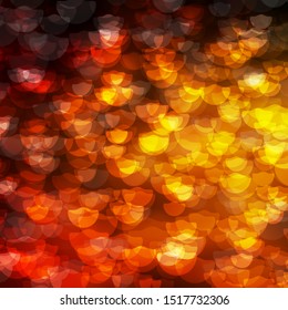 Dark Green, Yellow vector layout with circle shapes. Abstract illustration with colorful spots in nature style. Pattern for websites.