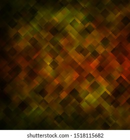 Dark Green, Yellow vector layout with lines, rectangles. Rectangles with colorful gradient on abstract background. Best design for your ad, poster, banner.