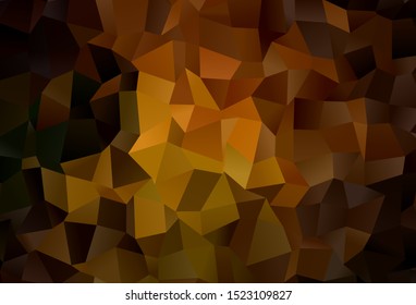Dark Green, Yellow vector layout with lines, rectangles. Rectangles on abstract background with colorful gradient. Pattern can be used for websites.