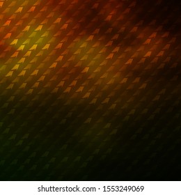 Dark Green, Yellow vector layout with lines, rectangles. Rectangles with colorful gradient on abstract background. Pattern for websites, landing pages.