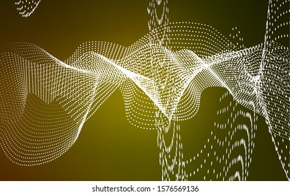 Dark Green, Yellow vector layout with circle shapes. Blurred bubbles on abstract background with colorful gradient. The pattern can be used for beautiful websites.