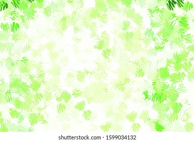 Dark Green, Yellow vector layout with flat lines. Glitter abstract illustration with colorful sticks. Pattern for ad, booklets, leaflets.
