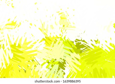 Dark Green, Yellow vector layout with flat lines. Glitter abstract illustration with colorful sticks. Pattern for ads, posters, banners.