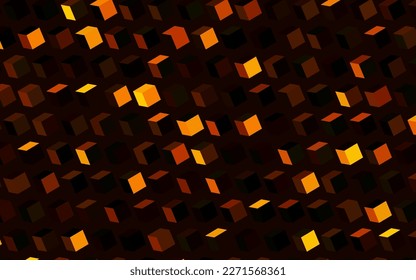 Verde oscuro, diseño vectorial amarillo con líneas, rectángulos. Rectángulos sobre fondo abstracto con gradiente colorido. Diseño inteligente para su anuncio comercial.
