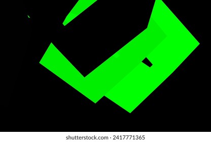 Diseño vectorial amarillo, verde oscuro con formas hexagonales. Ilustración abstracta brillante en estilo hexagonal. Patrón para las páginas de aterrizaje.