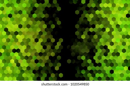 Dark Green, Yellow vector low poly background. A sample with a polygonal design. Low poly illustration, low polygonal background.