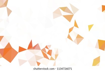Dark Green, Yellow vector low poly layout. Colorful illustration in polygonal style with gradient. Polygonal design for your web site.