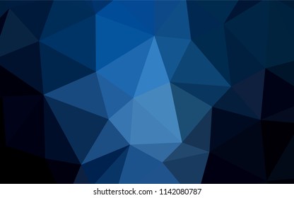 Dark Green, Yellow vector low poly layout. Colorful abstract illustration with triangles. A new texture for your web site.