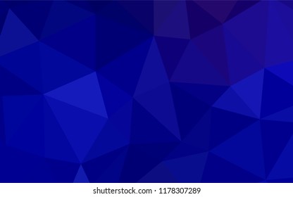 Dark Green, Yellow vector low poly texture. Colorful illustration in abstract style with triangles. Completely new template for your banner.