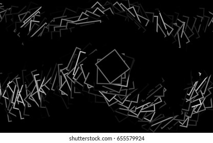 Dark Green, Yellow vector low poly background. A sample with a polygonal design. Illustration in polygonal style with repeating squares