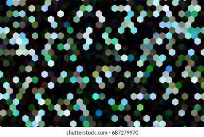 Dark Green, Yellow vector low poly background. A sample with a polygonal design. Low poly illustration, low polygonal background.