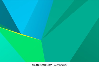 Dark Green, Yellow vector low poly pattern. Geometric illustration in Origami style with gradient.  The elegant pattern can be used as part of a brand book.