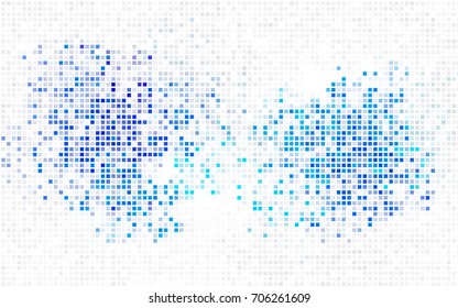 Dark Green, Yellow vector low poly background. A sample with a polygonal design. Illustration in polygonal style with repeating squares