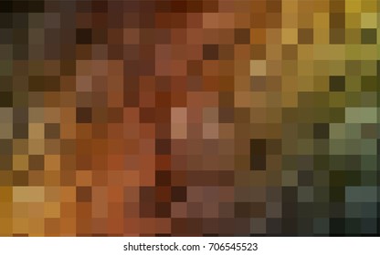 Dark Green, Yellow vector low poly background. A sample with a polygonal design. Illustration in polygonal style with repeating squares
