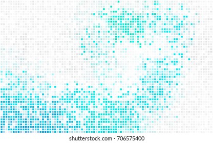 Dark Green, Yellow vector low poly background. A sample with a polygonal design. Illustration in polygonal style with repeating squares