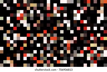 Dark Green, Yellow vector low poly background. A sample with a polygonal design. Illustration in polygonal style with repeating squares
