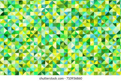 Dark Green, Yellow vector low poly pattern. Geometric illustration in Origami style with gradient.  The elegant pattern can be used as part of a brand book.