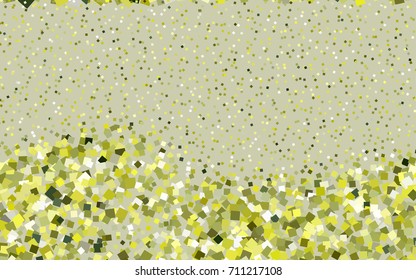 Dark Green, Yellow vector low poly background. A sample with a polygonal design. Illustration in polygonal style with repeating squares