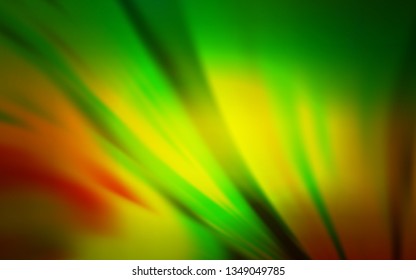 Dark Green, Yellow vector modern elegant backdrop. An elegant bright illustration with gradient. Smart design for your work.