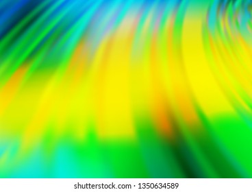 Dark Green, Yellow vector modern elegant background. Glitter abstract illustration with an elegant design. The template can be used for your brand book.