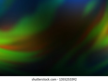 Dark Green, Yellow vector modern elegant background. Modern geometrical abstract illustration with gradient. The blurred design can be used for your web site.