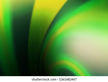 Dark Green, Yellow vector modern elegant background. Shining colorful illustration in a Brand new style. Brand new design for your business.