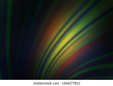 Dark Green, Yellow vector modern elegant template. Colorful illustration in abstract style with gradient. A new texture for your design.