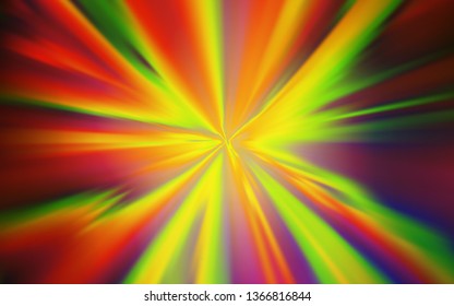 Dark Green, Yellow vector modern elegant backdrop. A completely new colored illustration in blur style. Smart design for your work.