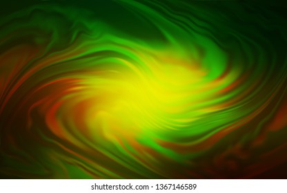 Dark Green, Yellow vector modern elegant background. Abstract colorful illustration with gradient. New design for your business.