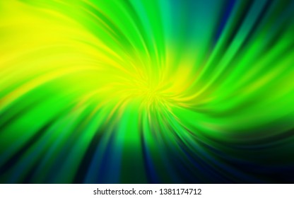 Dark Green, Yellow vector modern elegant layout. Colorful abstract illustration with gradient. Elegant background for a brand book.
