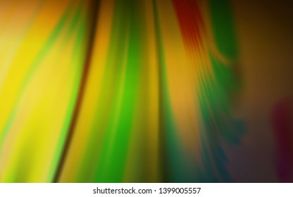 Dark Green, Yellow vector modern elegant layout. Colorful abstract illustration with gradient. New design for your business.