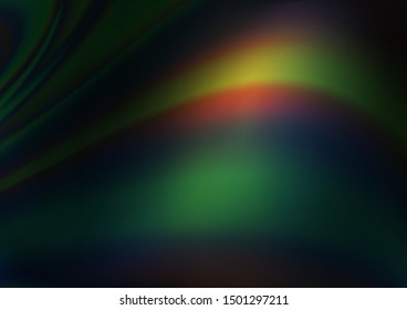 Dark Green, Yellow vector modern elegant background. A vague abstract illustration with gradient. The blurred design can be used for your web site.