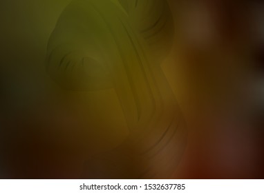 Dark Green, Yellow vector modern elegant layout. Colorful illustration in abstract style with gradient. Completely new design for your business.