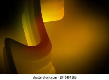 Dark Green, Yellow vector modern elegant backdrop. Modern abstract illustration with gradient. New design for your business.
