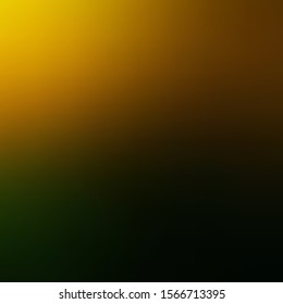 Dark Green, Yellow vector modern blurred background. Abstract colorful illustration with gradient. Background for cell phones.