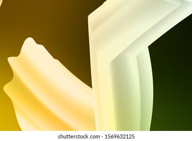 Dark Green, Yellow vector modern elegant layout. A completely new colored illustration in blur style. Completely new design for your business.