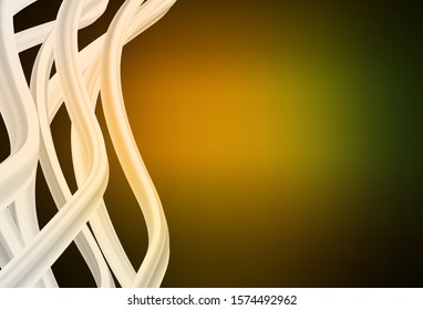 Dark Green, Yellow vector modern elegant layout. New colored illustration in blur style with gradient. The best blurred design for your business.