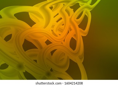 Dark Green, Yellow vector modern elegant backdrop. Creative illustration in halftone style with gradient. New design for your business.